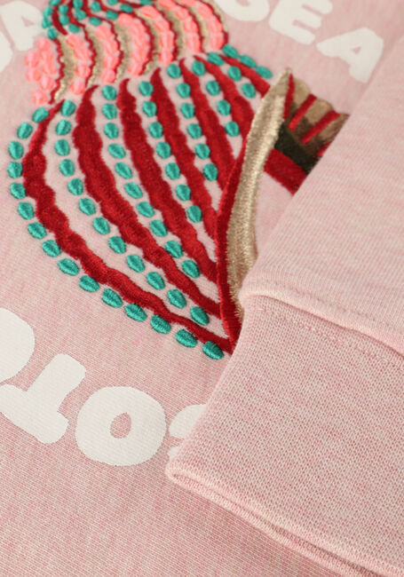 Hell-Pink SCOTCH & SODA Sweatshirt DETAILED ARTWORK MELANGE SWEATSHIRT - large