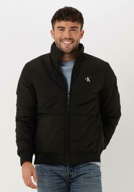 Schwarze CALVIN KLEIN Jack PADDED HARRINGON JACKET - large