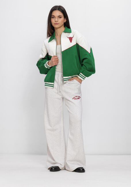 Gr&uuml;ne ALIX THE LABEL Jack LADIES WOVEN COLOURBLOCKING BOMBER - large