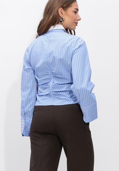 Hellblau NEO NOIR Blusen FRANCESCA STRIPE SHIRT - large