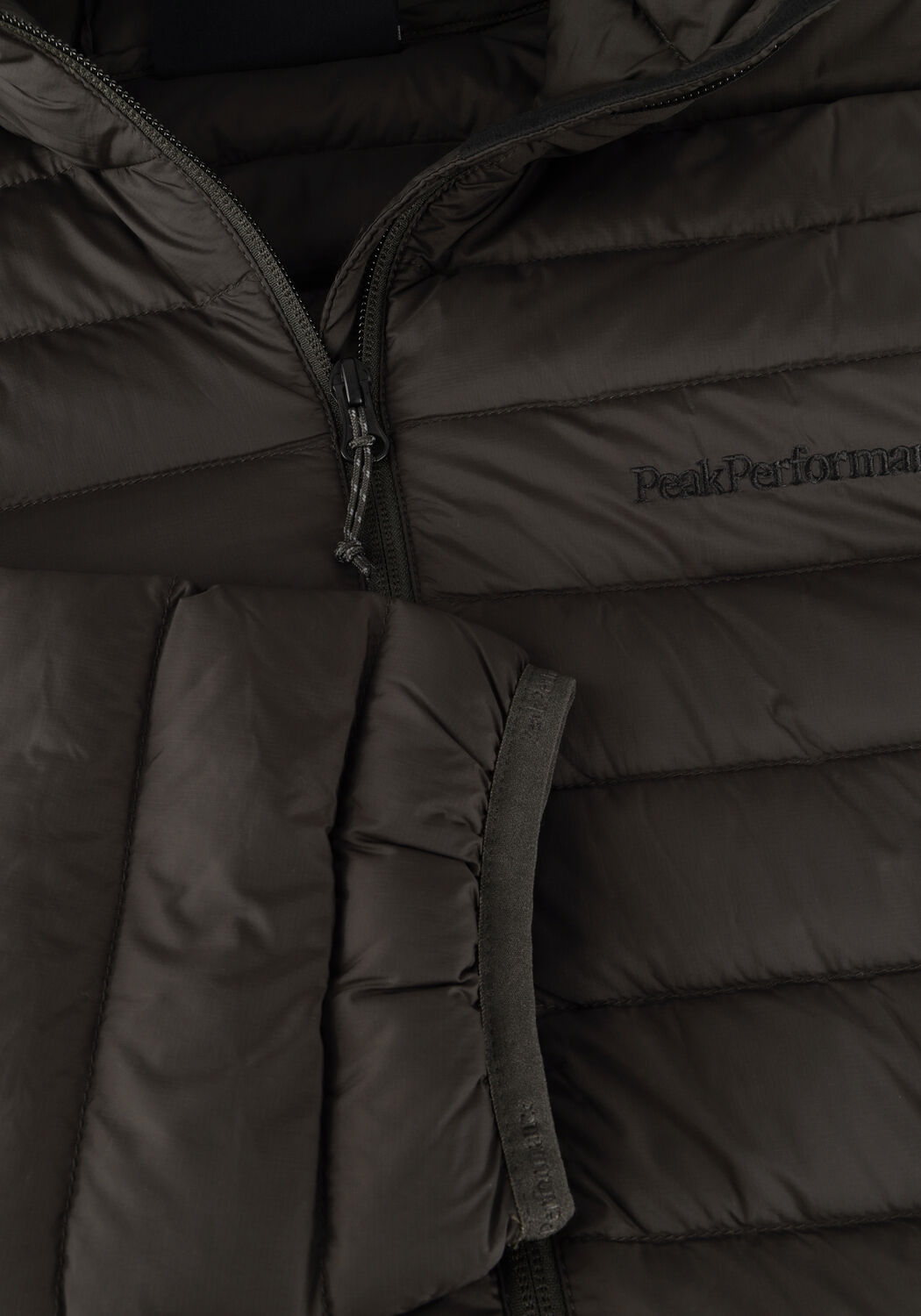 Dunkelgr&uuml;n PEAK PERFORMANCE Wattierte Jack M DOWN LINER HOOD JACKET - large