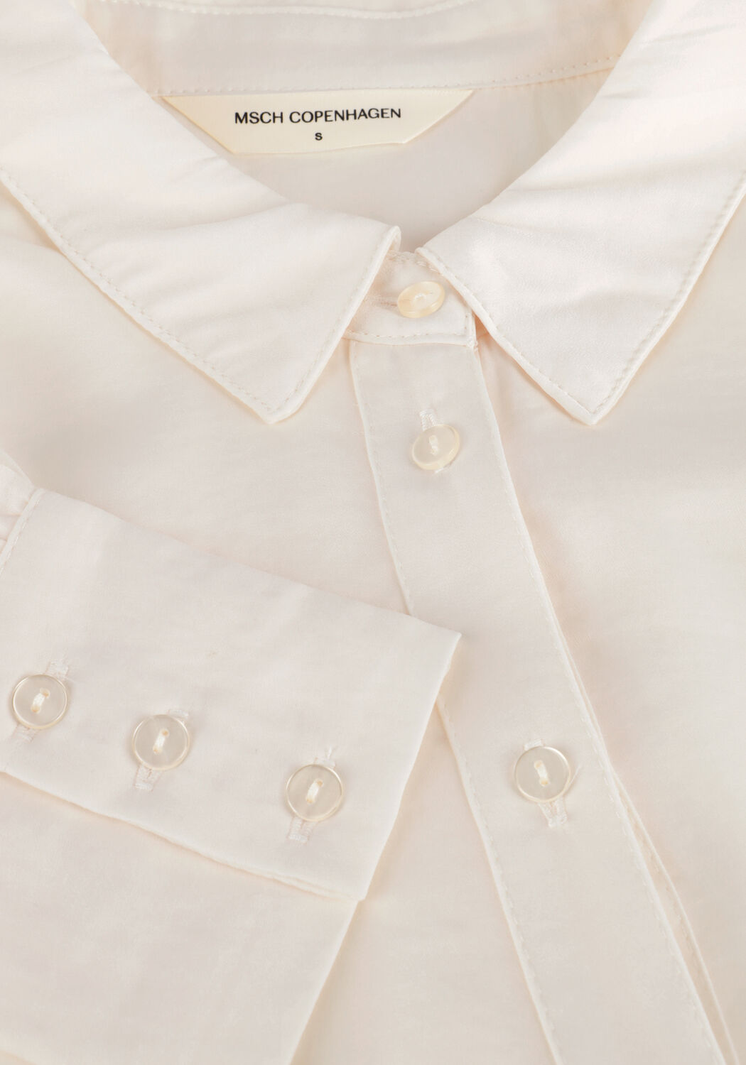 Ecru MSCH COPENHAGEN Blusen MSCHVILOAH MALUCA - large