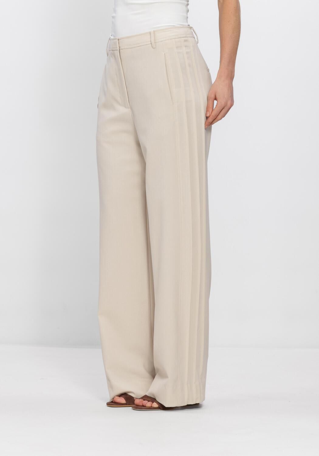 Ecru SECOND FEMALE Hosen BLANCA WAISTCOAT - large