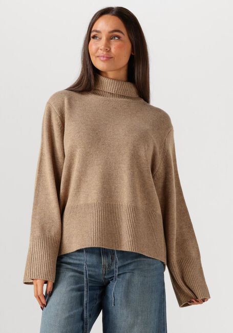 Beige SECOND FEMALE Rollkragenpullover ALPHA KNIT T-NECK - large
