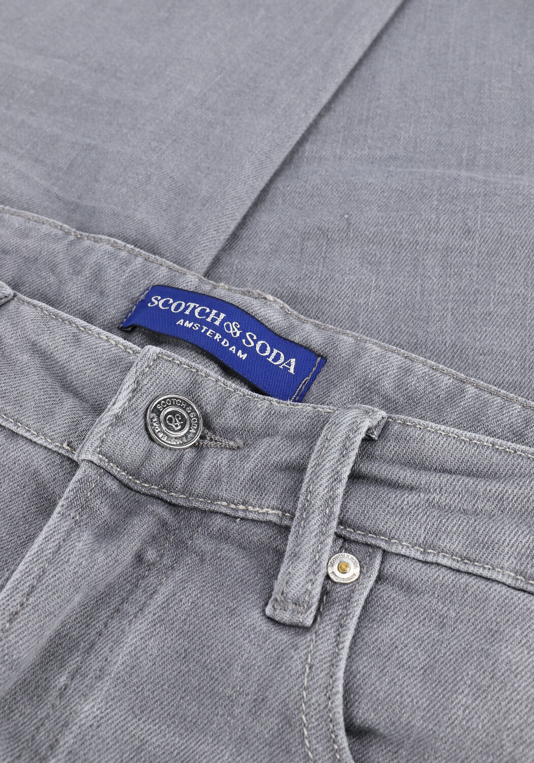 Hellgrau SCOTCH & SODA Slim fit jeans ESSENTIALS RALSTON WITH RECYCLED COTTON - GREY STONE - large