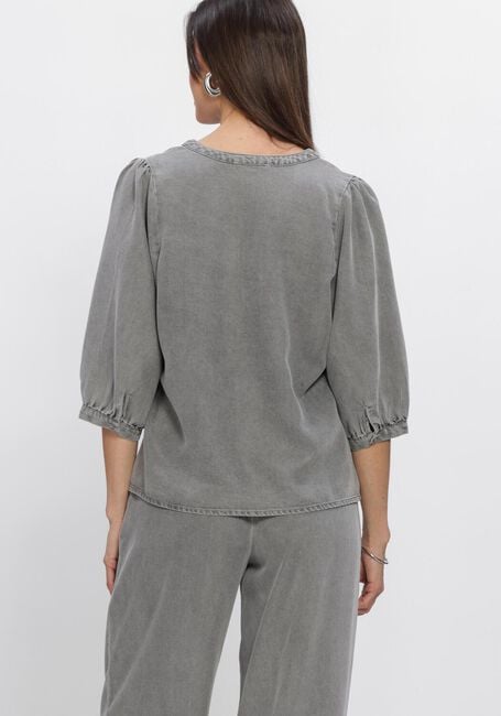 Graue FREEBIRD Blusen DNM-TENCELL-BLACK-26-1 - large