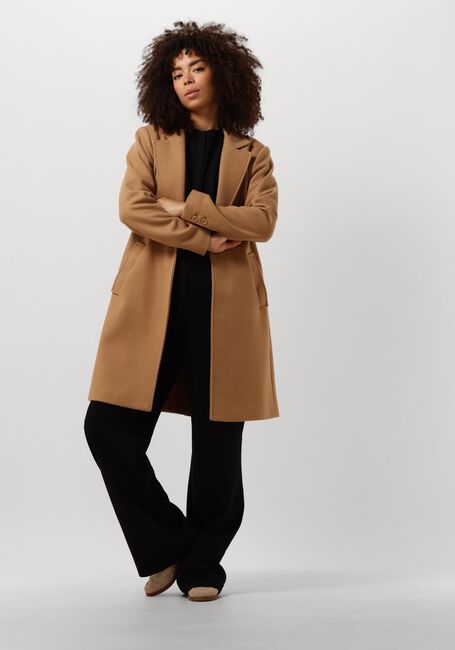 Camelfarbene LIU JO Mäntel CAPPOTTO BASIC - large