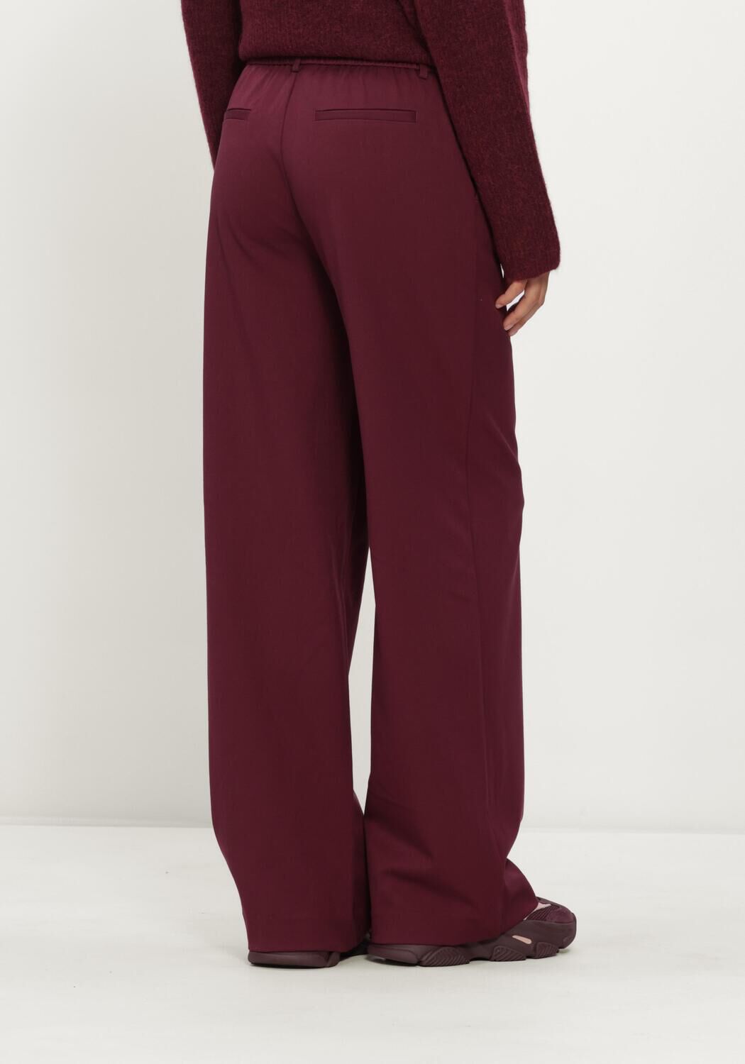 Bordeaux OBJECT Weite Hose OBJLISA WIDE PANT - large