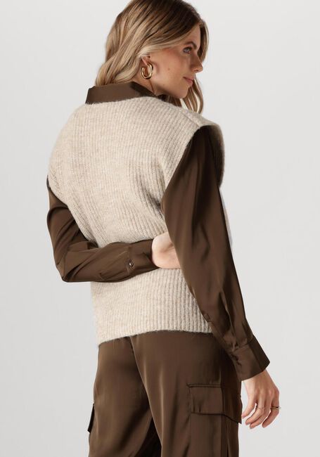 Beige ANOTHER LABEL Pullover BILLIE KNITTED VEST - large