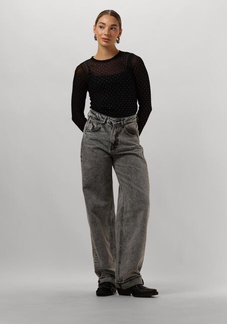 Schwarze CO'COUTURE Top CHRISTAL MESH BLOUSE - large