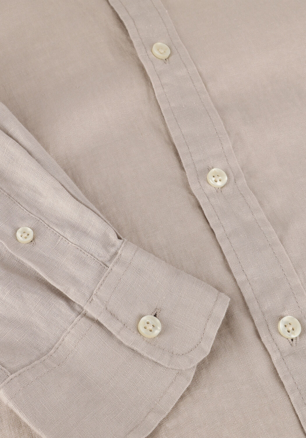 Beige SCOTCH & SODA Casual-Oberhemd REGULAR FIT LINEN SHIRT - large