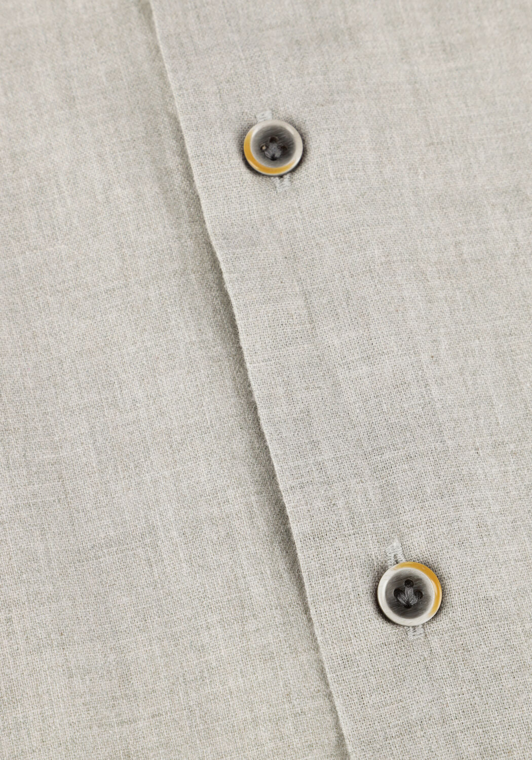 Graue PROFUOMO Klassisches Oberhemd SHIRT X-CUTAWAY SC SF COTTON LINEN - large