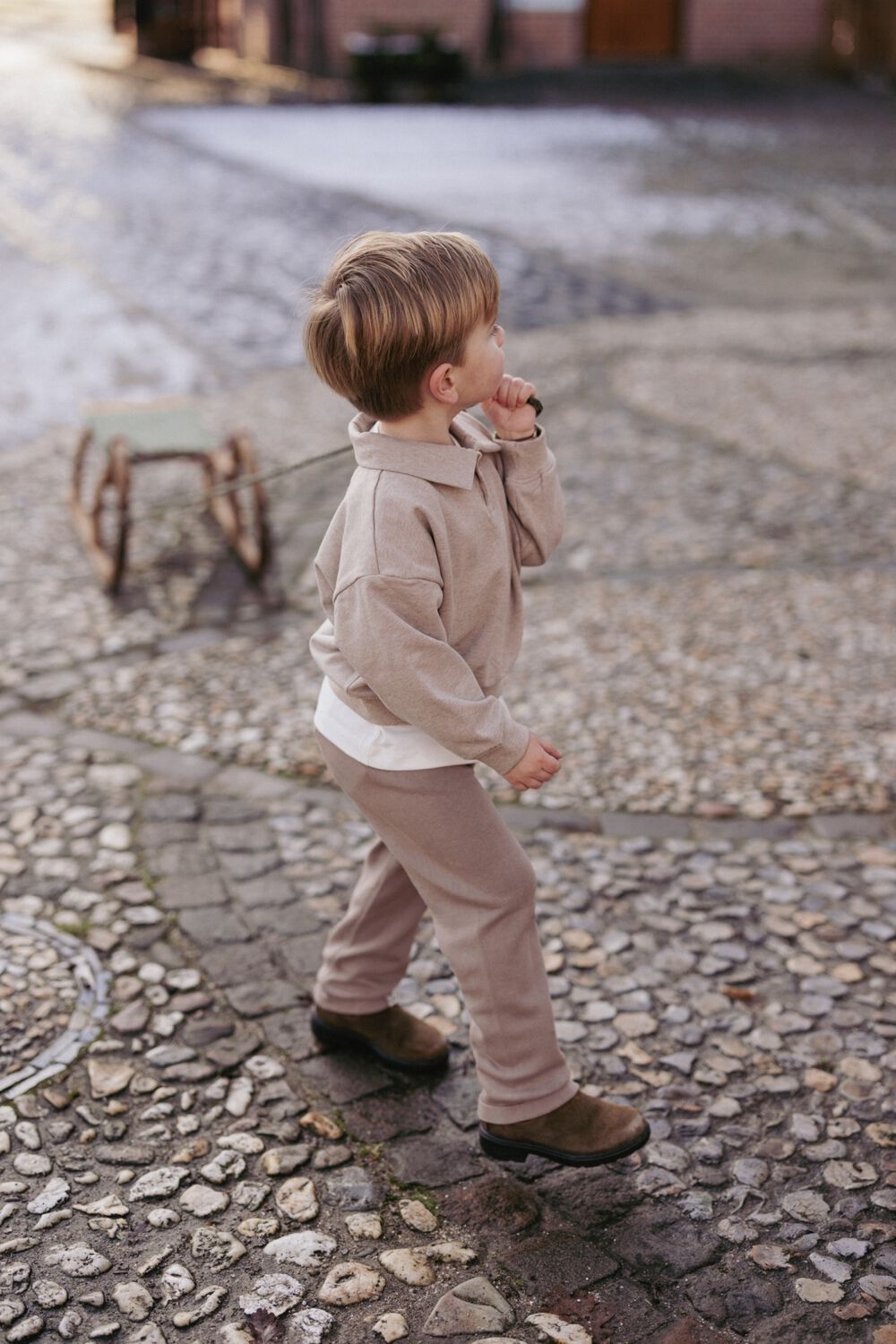 Taupe MR.LOUTRE Lange Hosen JAMES - large