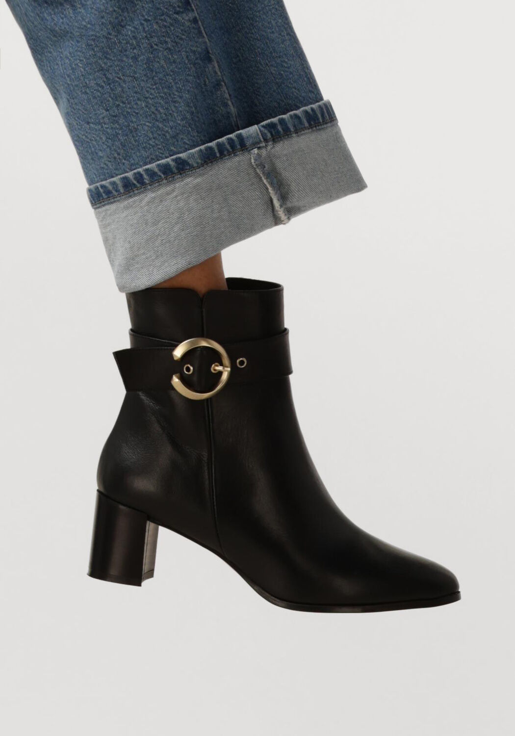 Schwarze NOTRE-V Stiefeletten 8552 - large