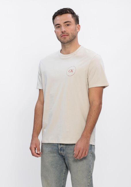 Sand CALVIN KLEIN T-shirt 30S EU WHOLESALE JEANS GRAPHICS - large