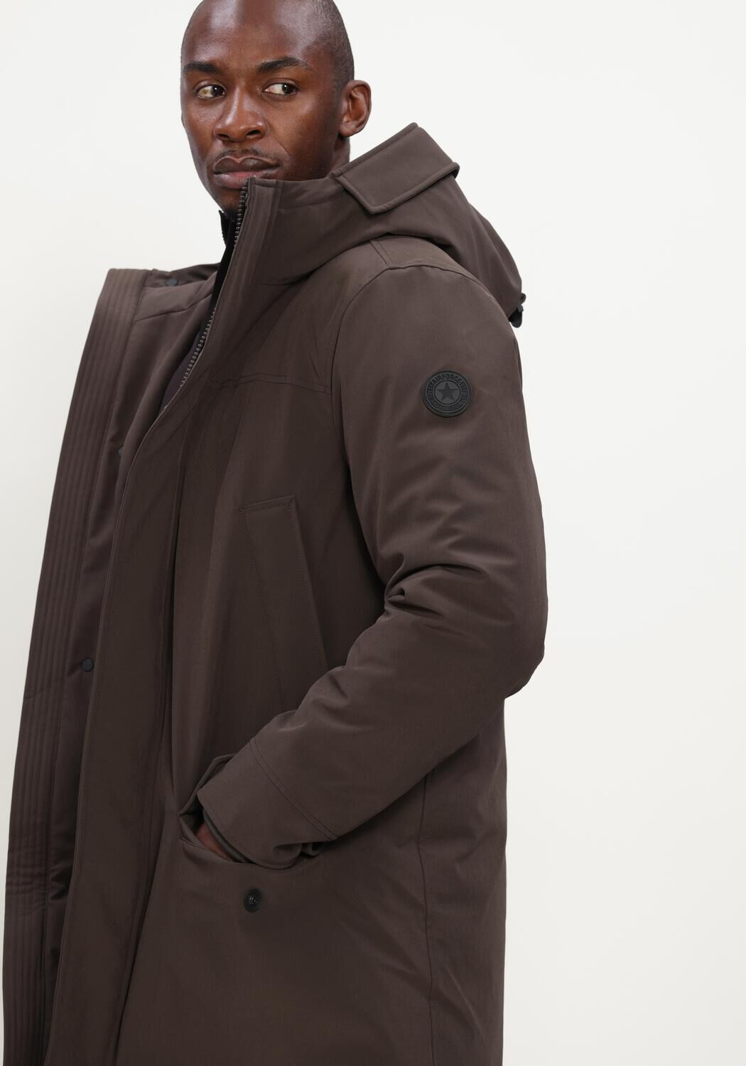 Braune AIRFORCE Jacken SNOW PARKA - large