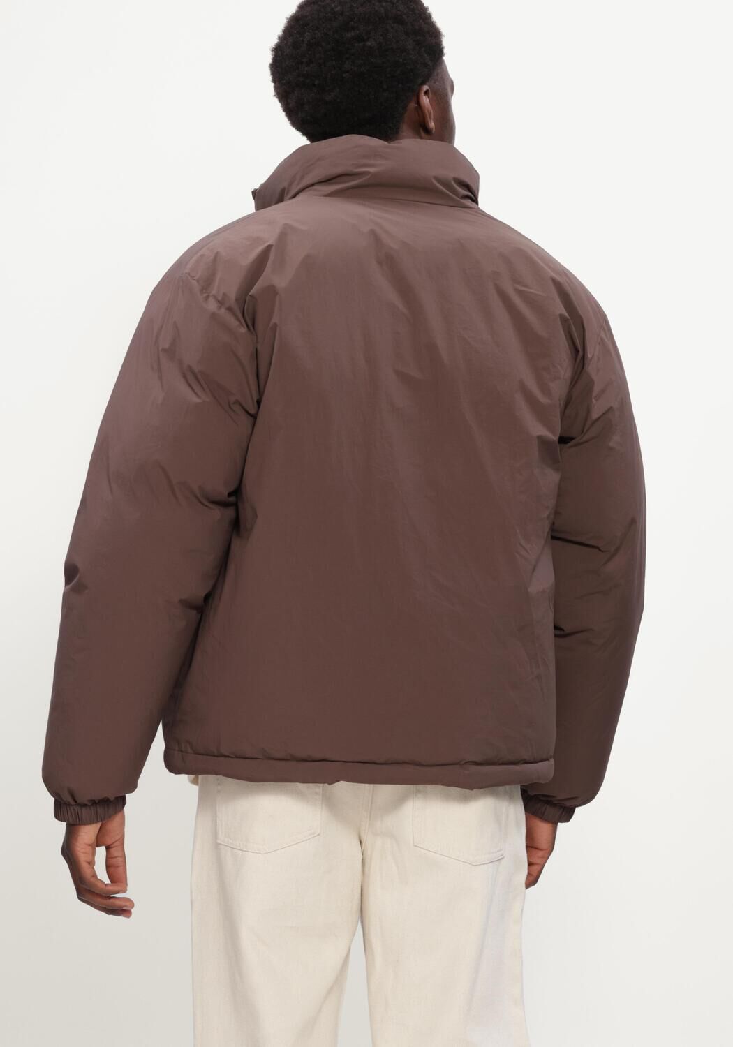 Braune FOR&Eacute;T Wattierte Jack POLAR PUFFER JACKET - large