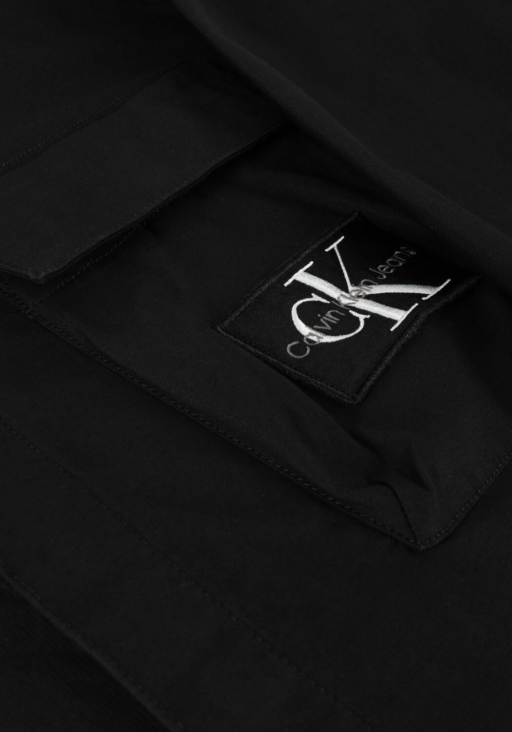 Schwarze CALVIN KLEIN Overshirt UTILITY CARGO OVERSHIRT - large
