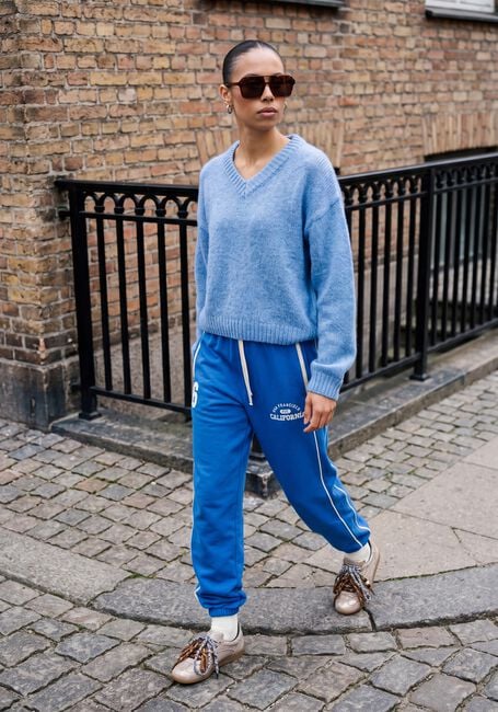 Blaue PENN & INK Jogginghose TROUSERS PRINT - large