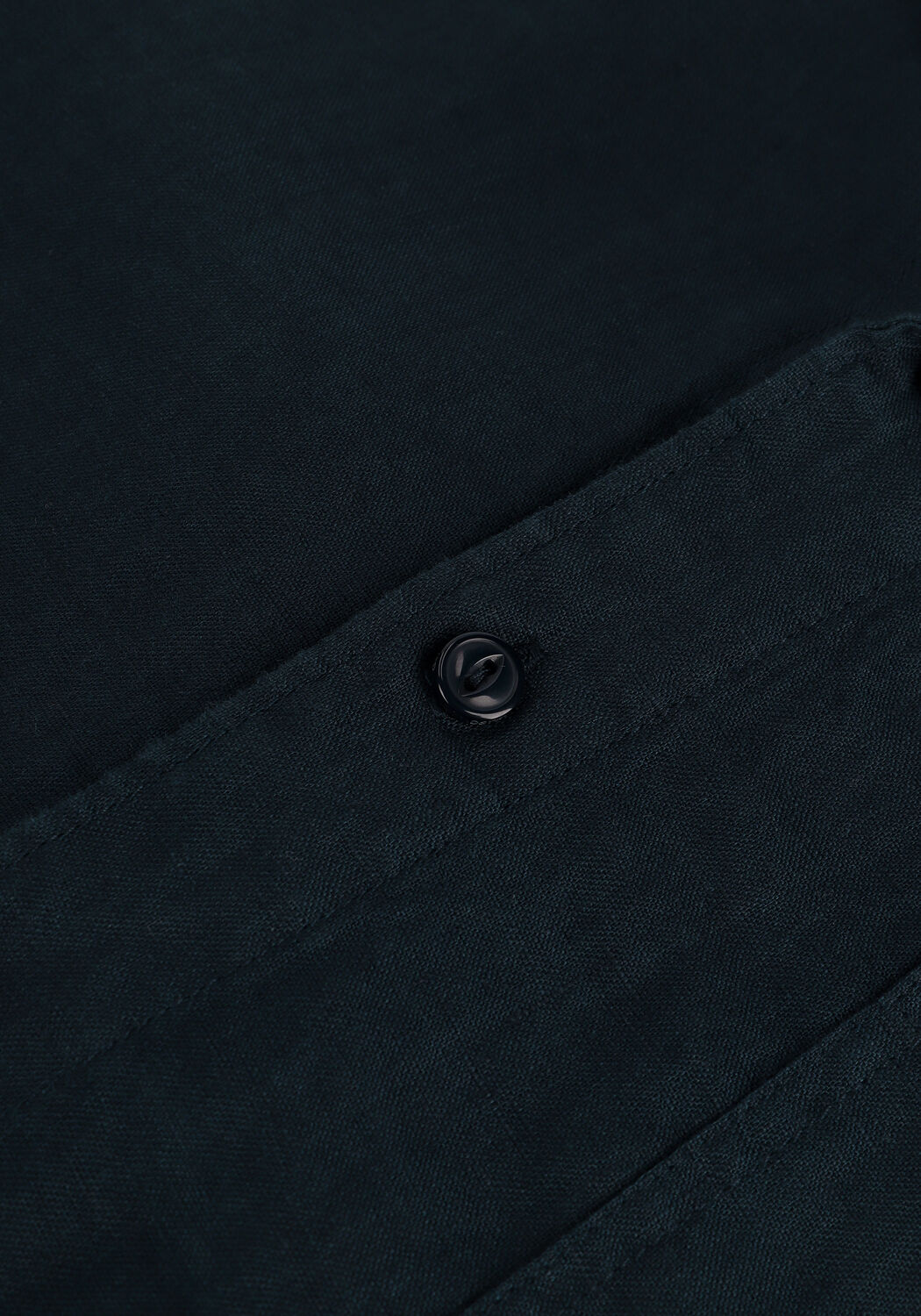 Blaue DSTREZZED Casual-Oberhemd RESORT SHIRT S/S LINEN - large