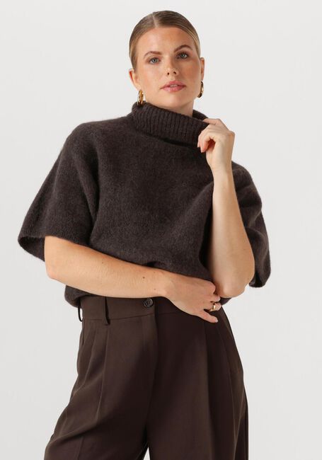Braune OMODA ATELIER Pullover OM-FAMILY SHORT KNIT - large
