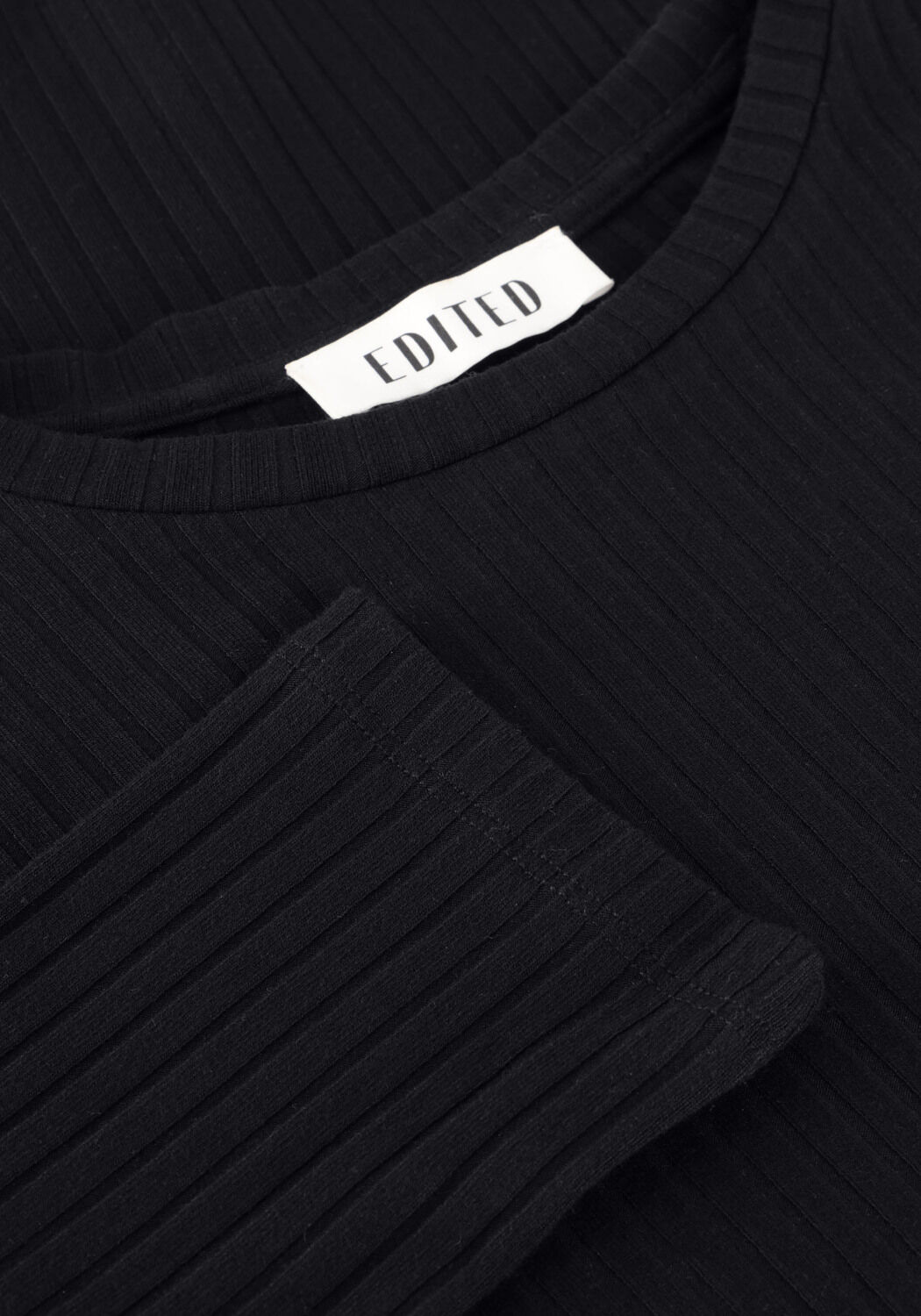 Schwarze EDITED T-shirt GINGER LONGSLEEVE - large