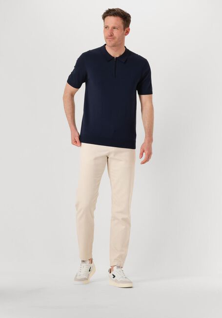 Dunkelblau PURE PATH Polo-Shirt REGULAR FIT POLO SS HALF ZIP KNITWEAR - large