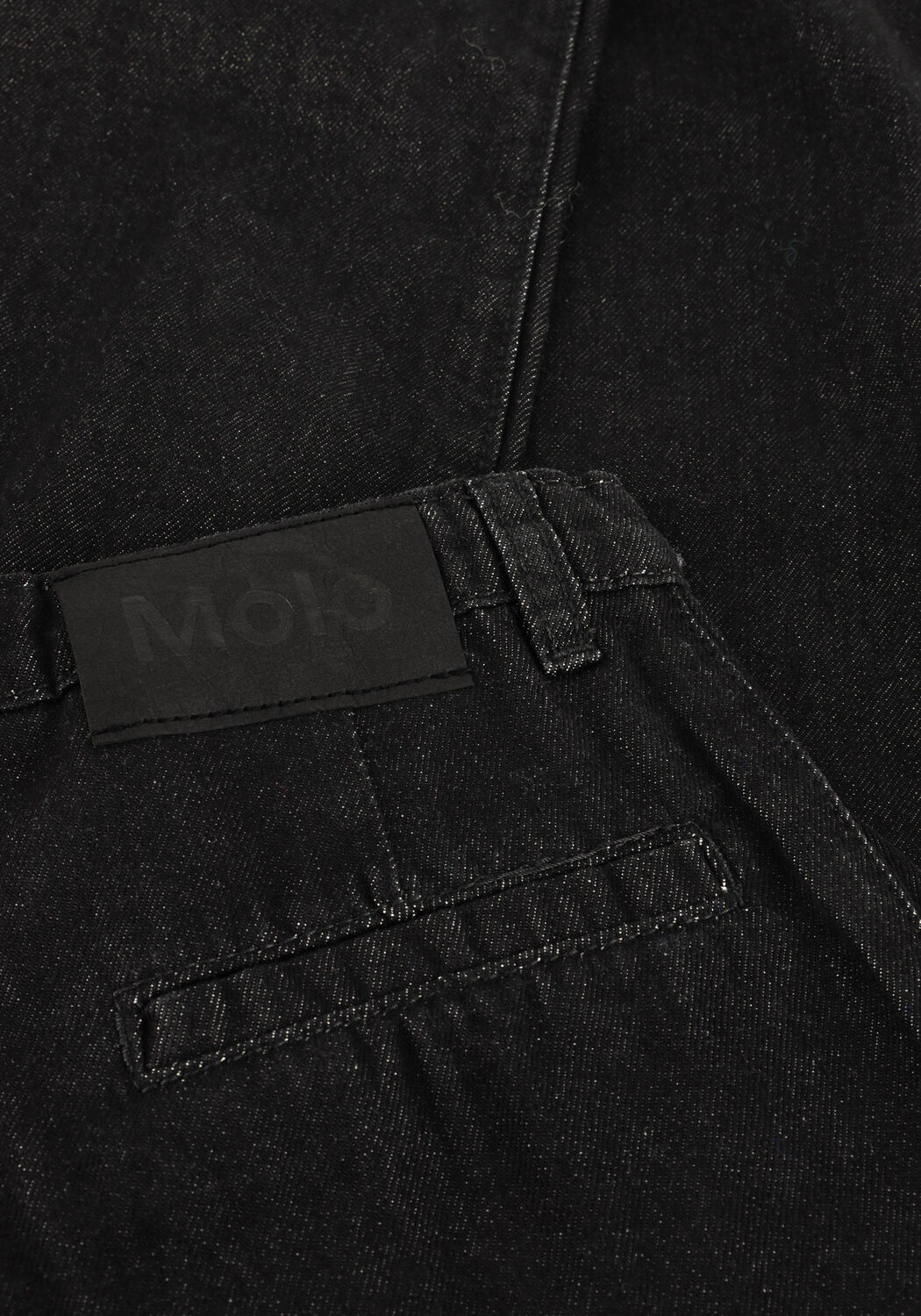 Schwarze MOLO Wide jeans AEISHA - large