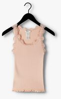 Hell-Pink ROSEMUNDE Top SILK TOP W/ LACE