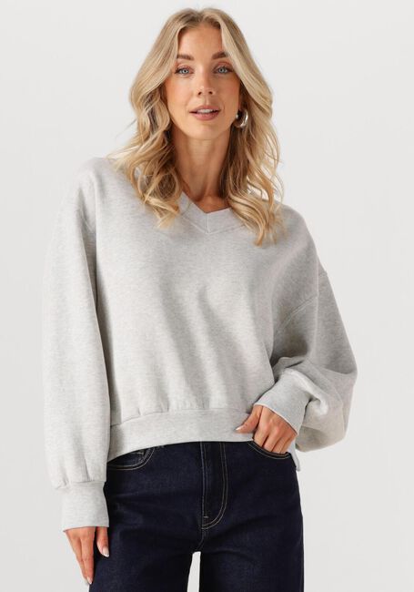 Graue CATWALK JUNKIE Sweatshirt SWEATER WITH VNECK - large