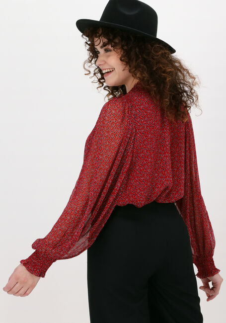 Rote IDANO Blusen SOLANGE - large