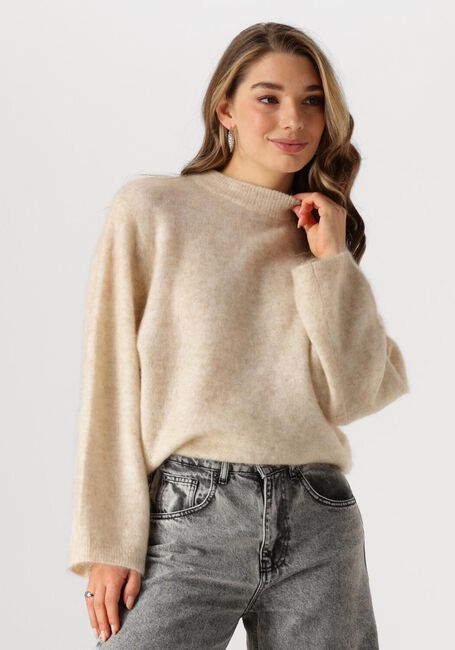 Sand SECOND FEMALE Pullover ANNELEEN KNIT O-NECK - large