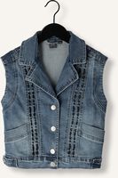 Blaue INDIAN BLUE JEANS Gilet DENIM GILET EMBROIDERY Blaue INDIAN BLUE JEANS Gilet DENIM GILET EMBROIDERY - medium