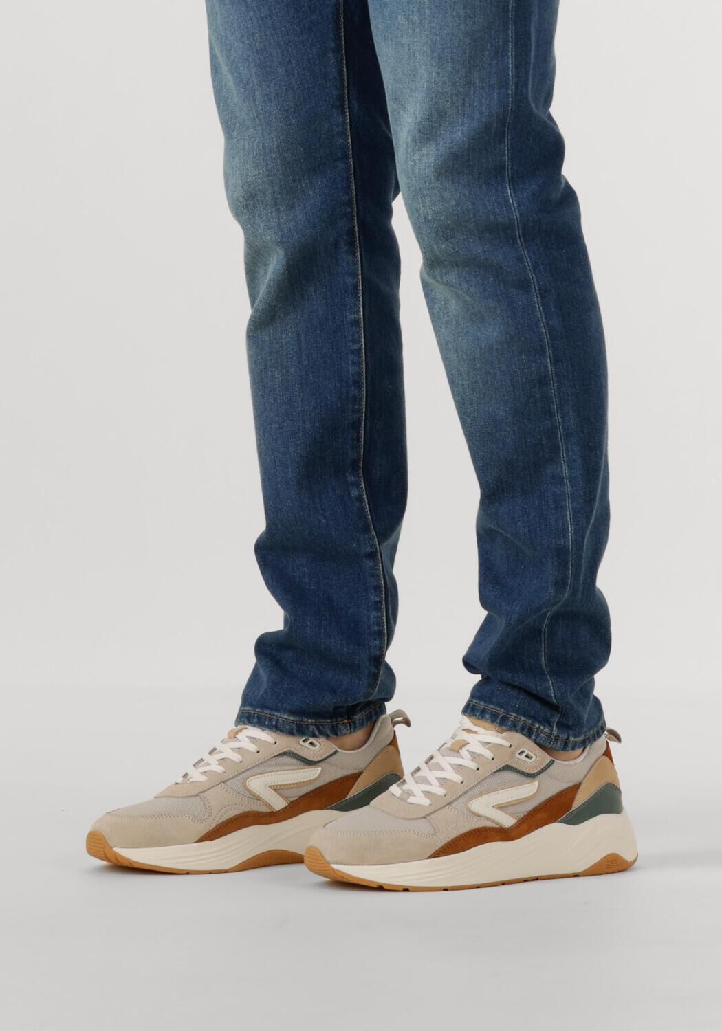 Braune HUB Sneaker Low GLIDE - large