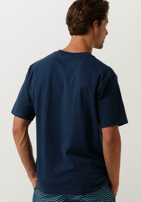 Blaue SHIWI T-shirt MEN LIZARD T-SHIRT - large