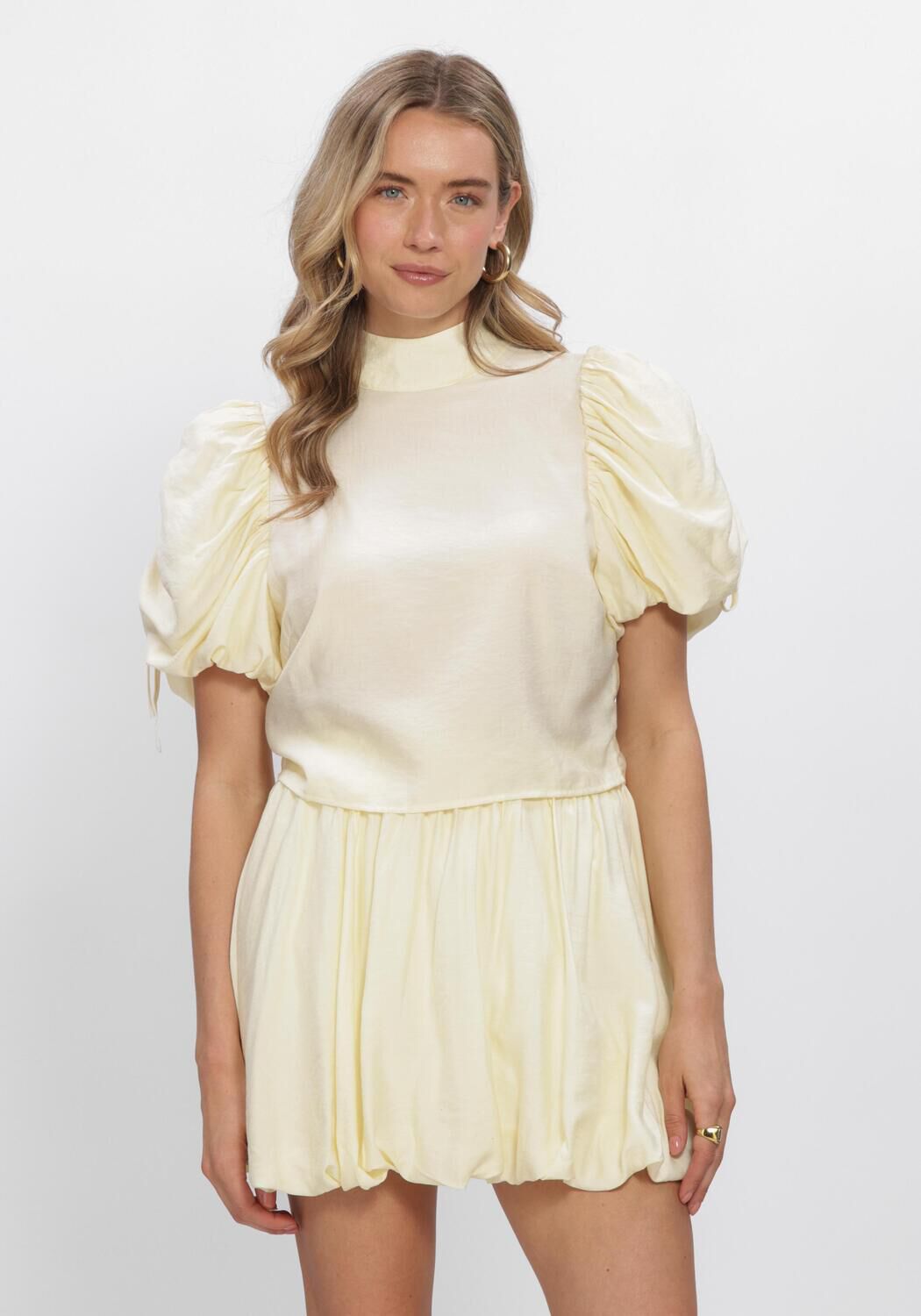 Gelbe STUDIO AMAYA Blusen DANTE TOP - large