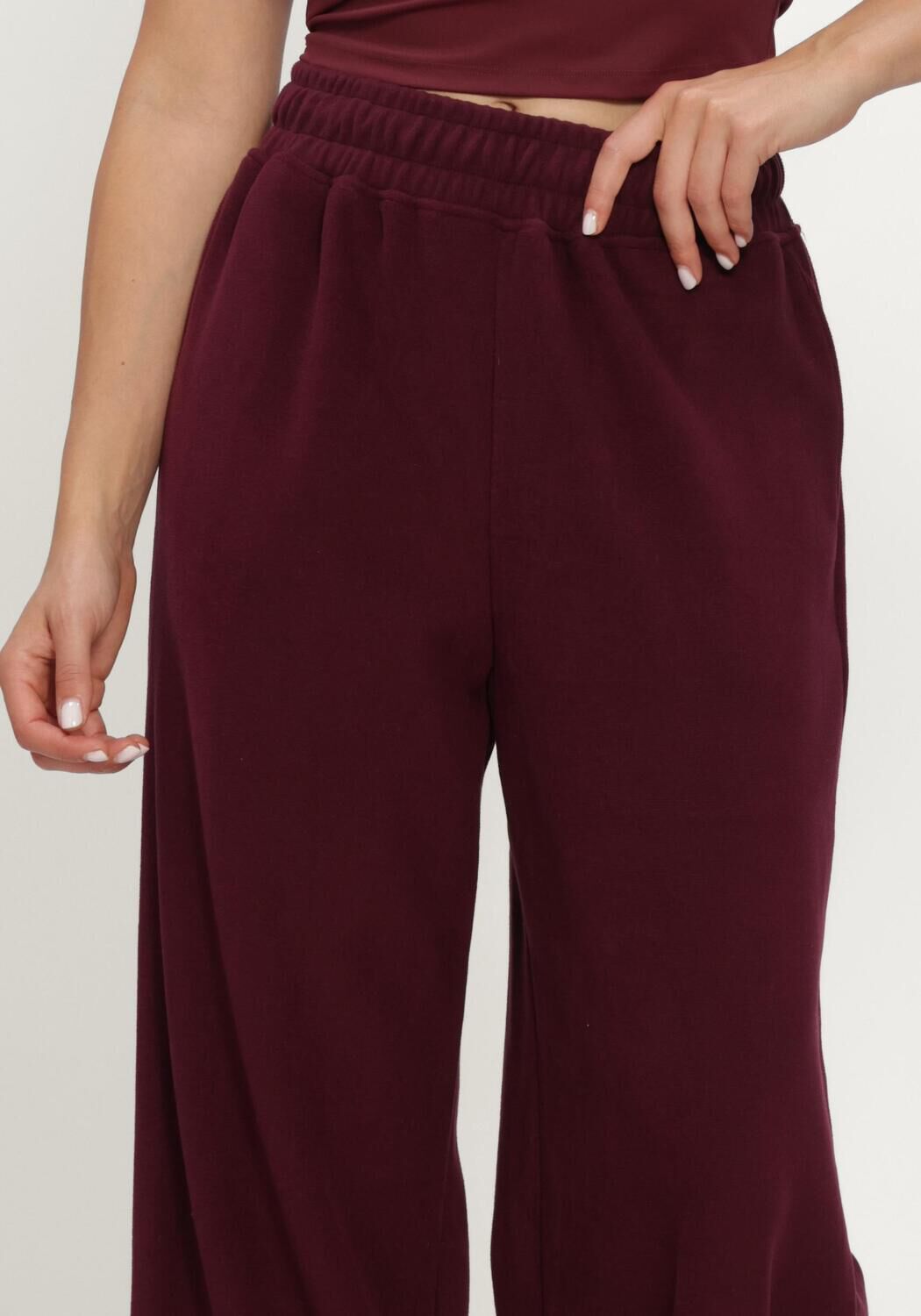 Bordeaux STUDIO AMAYA Weite Hose KORA PANTS - large