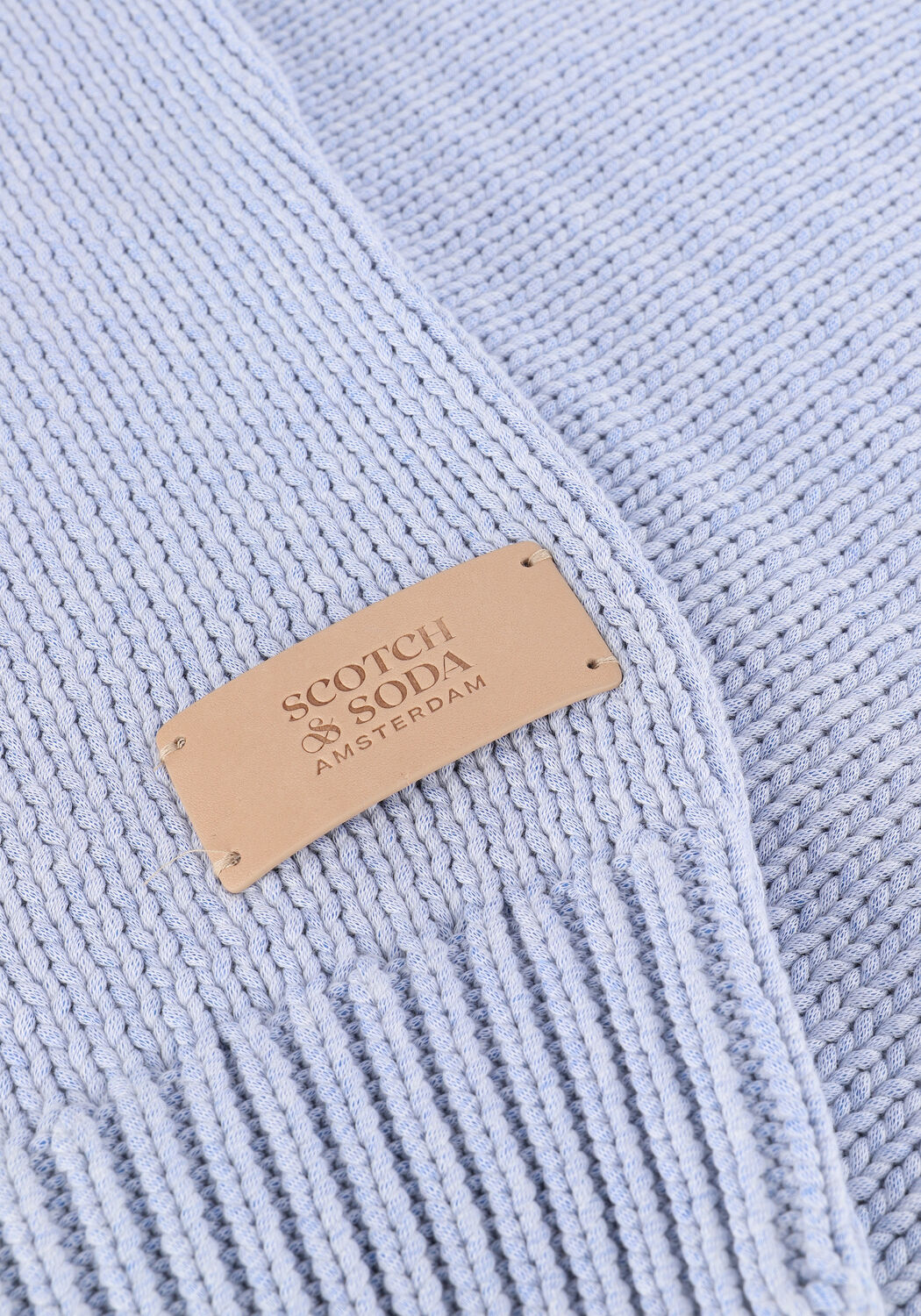Hellblau SCOTCH & SODA Pullover PASTEL TAPE-YARN SWEATER - large