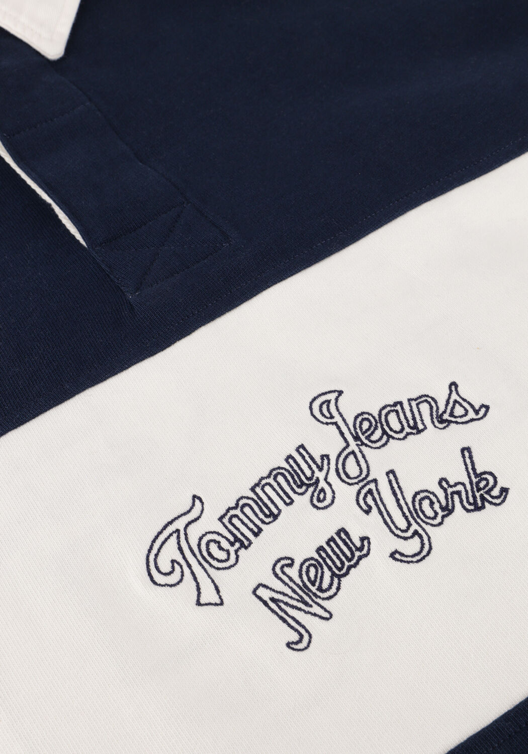 Dunkelblau TOMMY JEANS Polo-Shirt TJC COLORBLOCK RUGBY - large