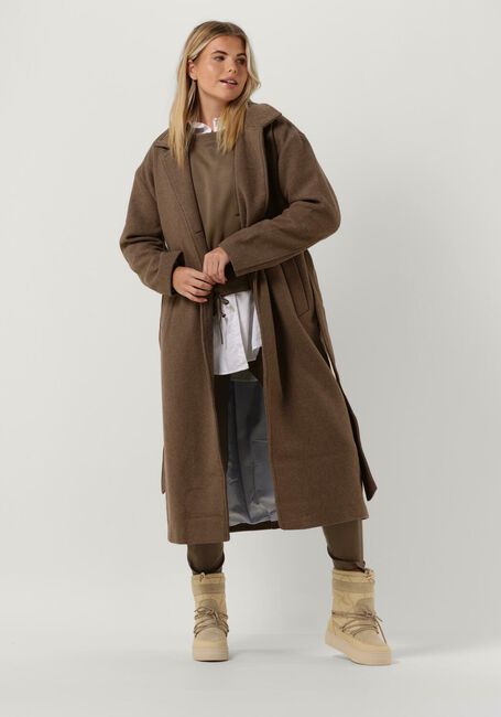 Braune MSCH COPENHAGEN M&auml;ntel KEOLA SECILIA WOOL JACKET - large