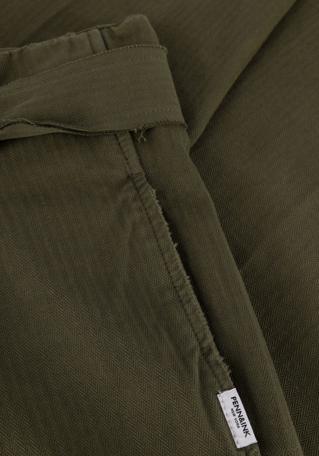 Khaki PENN & INK Hose TROUSERS W22W498 - large