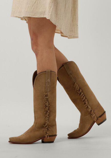 Beige BOOTSTOCK Cowboystiefel RUFFLE HIGH SHAFT WOMEN - large