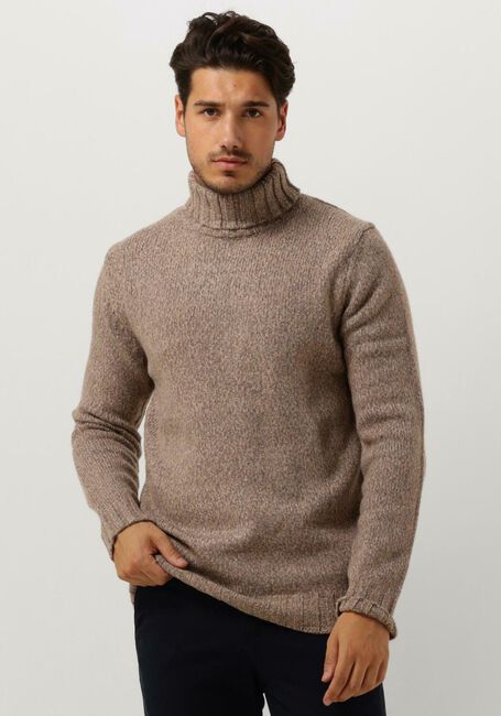 Braune DSTREZZED Rollkragenpullover OVE TURTLE NECK - large