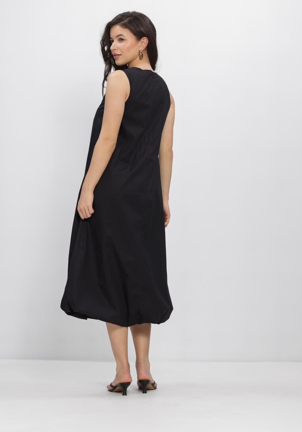 Schwarze EDITED Minikleid FLORA DRESS - large