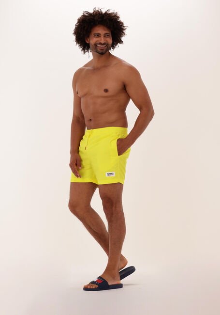 Gelbe TOMMY HILFIGER Badehosen SF MEDIUM DRAWSTRING - large