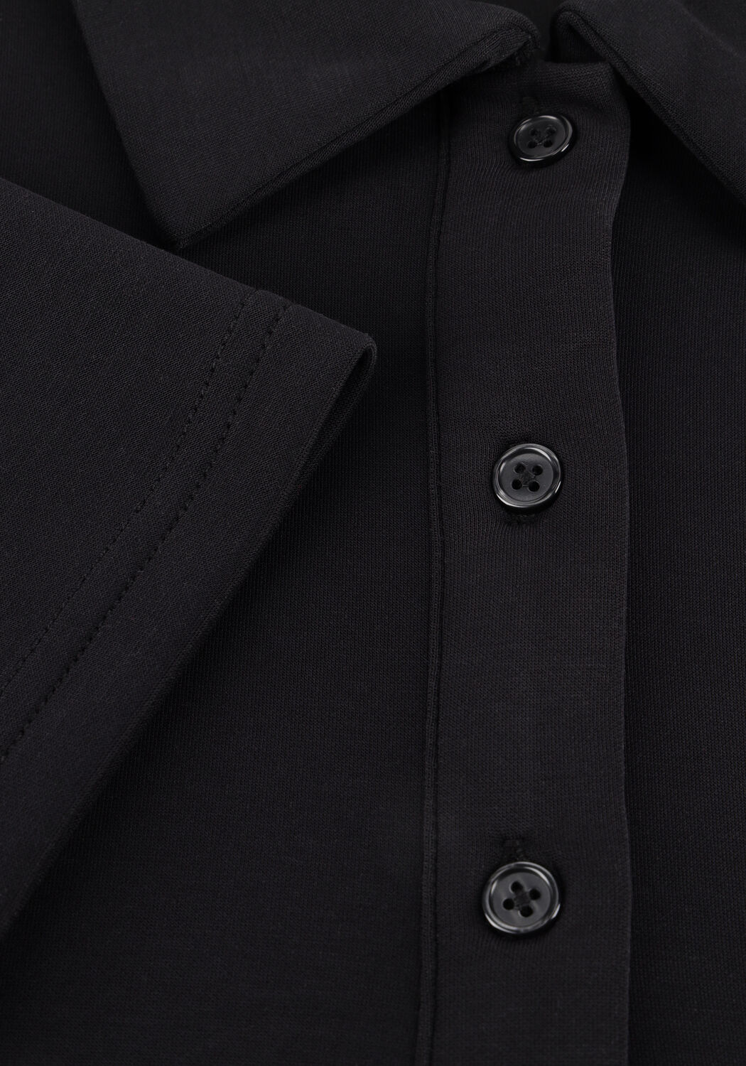 Schwarze MY ESSENTIAL WARDROBE Midikleid MWHELLE POLO LONG DRESS - large