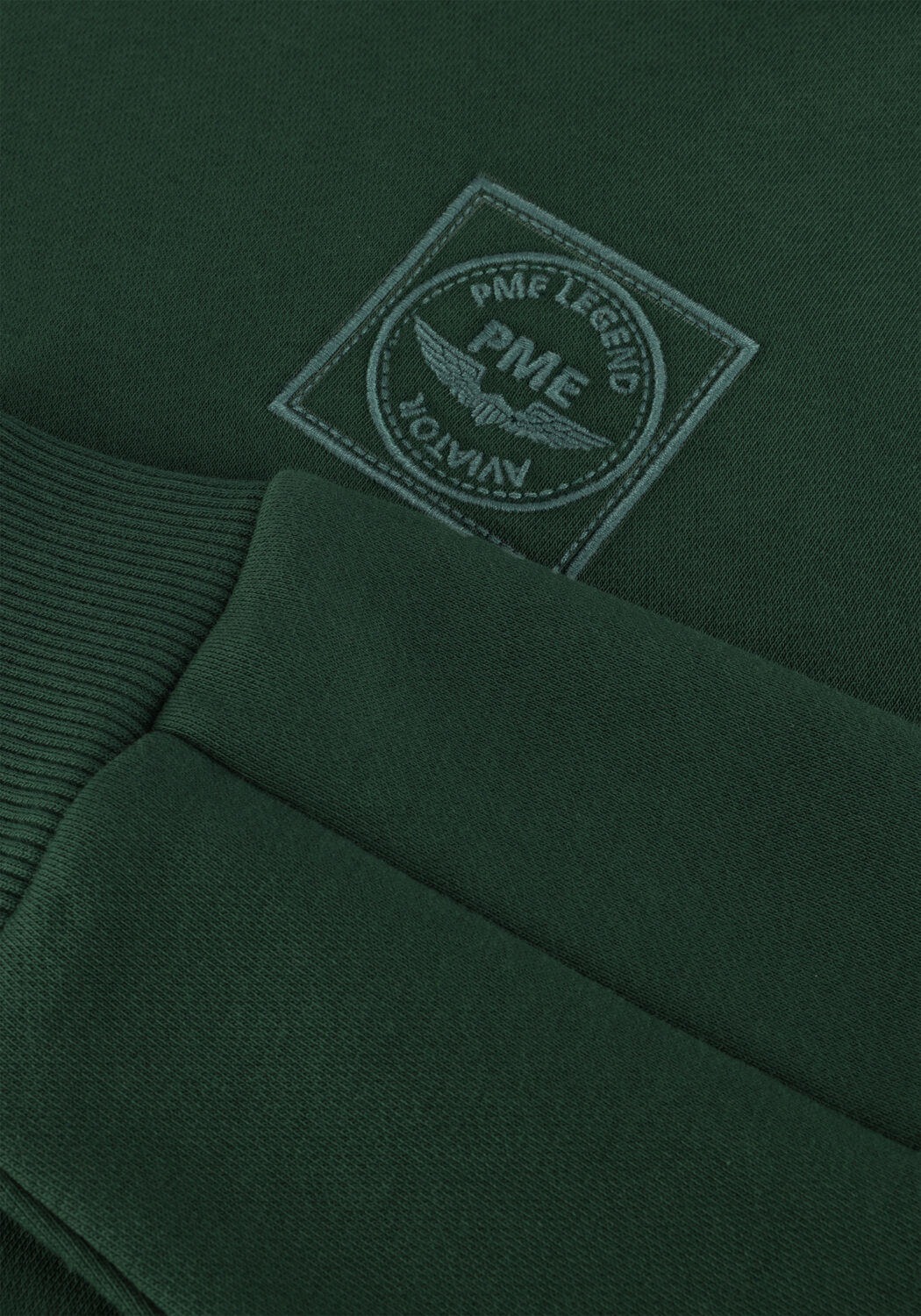 Gr&uuml;ne PME LEGEND Pullover & Cardigans HOODED 3T CROSS FLEECE - large