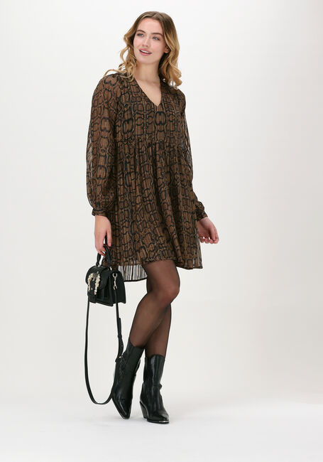 Braune FREEBIRD Minikleid EZRA DRESS - large