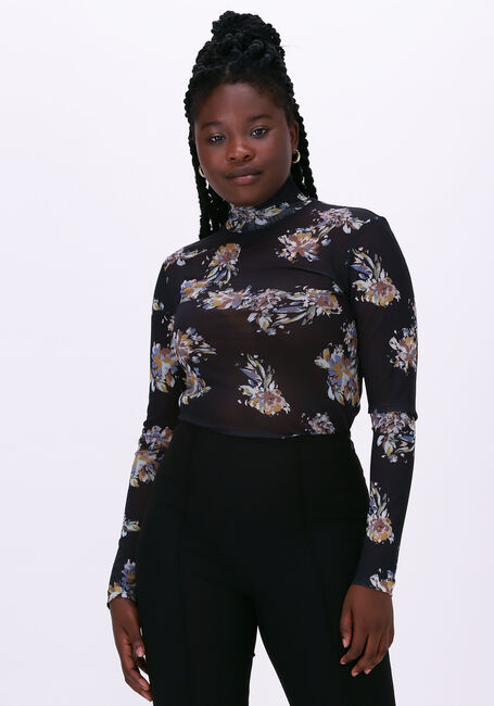 Schwarze JUST FEMALE Blusen ANLIA TURTLENECK BLOUSE - large