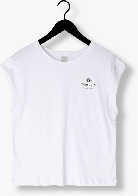 Weiße DEBLON SPORTS T-shirt MEGAN TOP - large